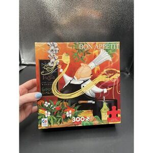 Ceaco Bon Appetit Puzzle 300pcs Oversized Italian Chef Complete